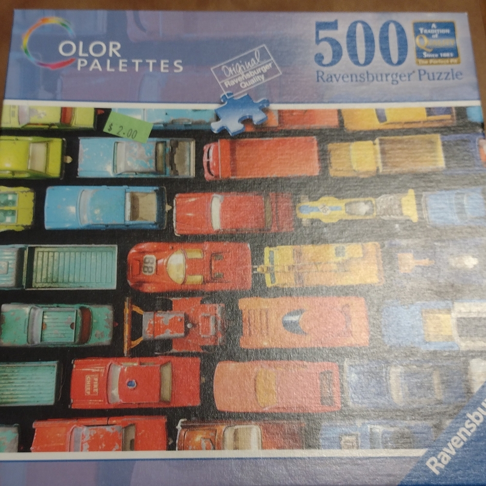 Ravensburger Colorful Cars 500 Piece Puzzle